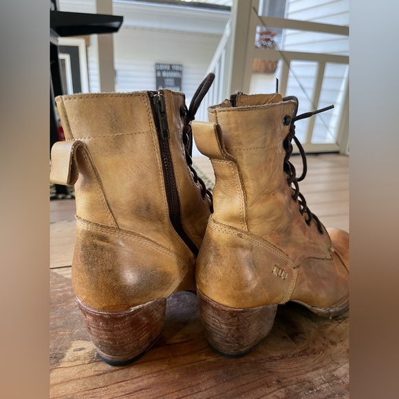 BedStu boot lace up tan rustic size 11 - Picture 6 of 8